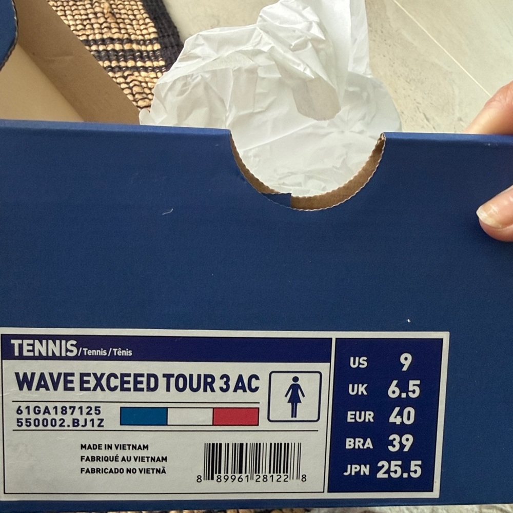 Mizuno Wave Exceed Tour 3AC woman tennis shoes size 9 - Picture 9 of 9